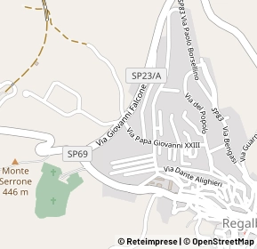 Mappa Via Giovanni Falcone, 94017 Regalbuto EN, Italia (0.2)