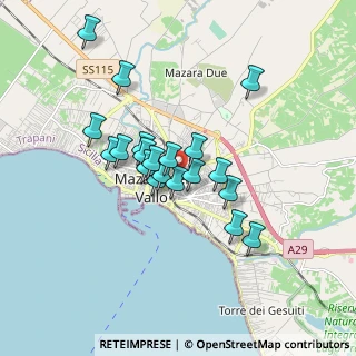 Mappa Via Barletta, 91026 Mazara del Vallo TP, Italia (1.5705)