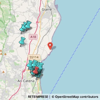 Mappa Via Cale, 95024 Acireale CT, Italia (5.7525)