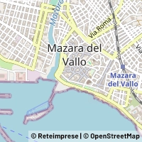 Karte Mazara del Vallo