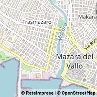 Karte Mazara del Vallo