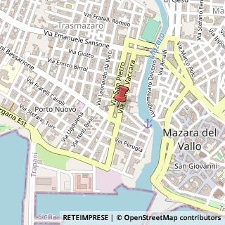 Mappa Via vaccara luigi 35, 91026 Mazara del Vallo, Trapani (Sicilia)