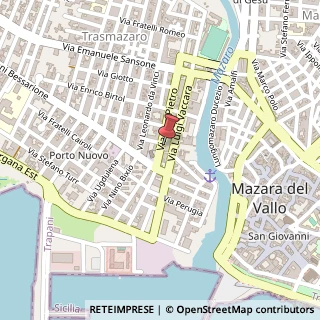 Mappa Via S. Pietro, 8, 91026 Mazara del Vallo, Trapani (Sicilia)