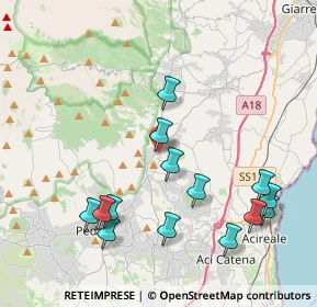 Mappa Via Alexander Fleming, 95019 Zafferana Etnea CT, Italia (4.93071)