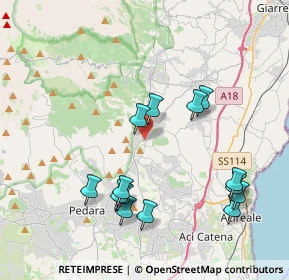 Mappa Via Alexander Fleming, 95019 Zafferana Etnea CT, Italia (4.64857)