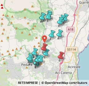 Mappa Via Alexander Fleming, 95019 Zafferana Etnea CT, Italia (4.164)