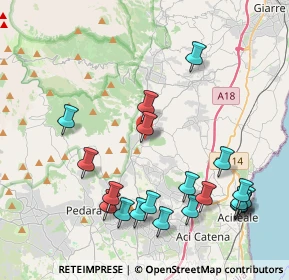 Mappa Via Bosco, 95019 Zafferana Etnea CT, Italia (5.2785)