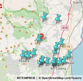 Mappa Via Bosco, 95019 Zafferana Etnea CT, Italia (5.079)