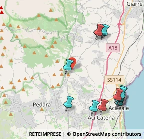 Mappa Via Bosco, 95019 Zafferana Etnea CT, Italia (5.81154)