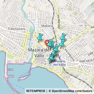 Mappa Via C. Valenti Vesocovo, 91026 Mazara del Vallo TP, Italia (0.30455)