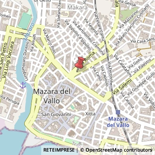 Mappa Via Madonna del Paradiso, 11, 91026 Mazara del Vallo, Trapani (Sicilia)