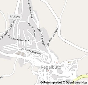 Mappa Via Monsignor Salvatore Piemonte, 94017 Regalbuto EN, Italia (0.25769)