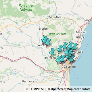 Mappa Contrada Martina, 95033 Biancavilla CT, Italia (16.68944)