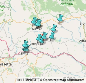 Mappa Via S. Giuseppe, 94010 Nissoria EN, Italia (11.74714)