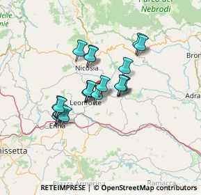 Mappa Via S. Giuseppe, 94010 Nissoria EN, Italia (11.582)