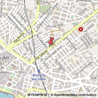 Mappa Via Salemi, 75, 91026 Mazara del Vallo, Trapani (Sicilia)