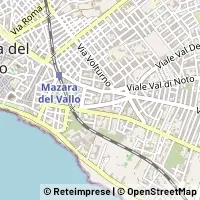 Kaart Mazara del Vallo