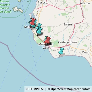 Mappa Via Francesco Crispi, 91026 Mazara del Vallo TP, Italia (12.614)