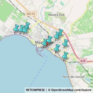 Mappa Via Santa Caterina, 91026 Mazara del Vallo TP, Italia (1.86455)