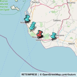 Mappa Via Santa Caterina, 91026 Mazara del Vallo TP, Italia (9.989)
