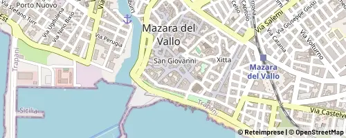 Mappa Mazara del Vallo