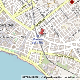 Mappa Via Arturo Toscanini, 8, 91026 Mazara del Vallo, Trapani (Sicilia)
