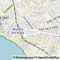 Karte Mazara del Vallo