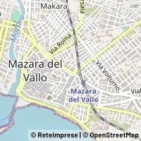 Kaart Mazara del Vallo