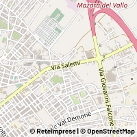 Map Mazara del Vallo