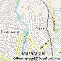 Karte Mazara del Vallo