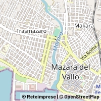 Mapa Mazara del Vallo
