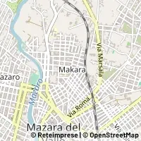 Karte Mazara del Vallo
