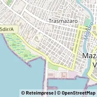 Kaart Mazara del Vallo