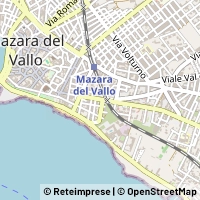 Karte Mazara del Vallo