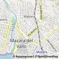 地図 Mazara del Vallo