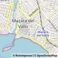 Karte Mazara del Vallo