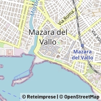 Kartta Mazara del Vallo