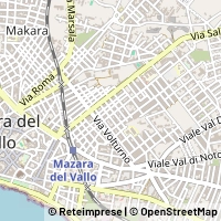 地図 Mazara del Vallo