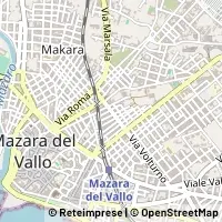 Kartta Mazara del Vallo