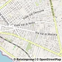 Map Mazara del Vallo