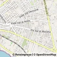 Karte Mazara del Vallo