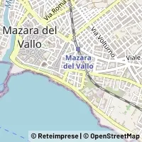 Kaart Mazara del Vallo