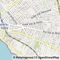 Map Mazara del Vallo