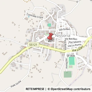 Mappa Via Moncada, 11, 94010 Nissoria, Enna (Sicilia)