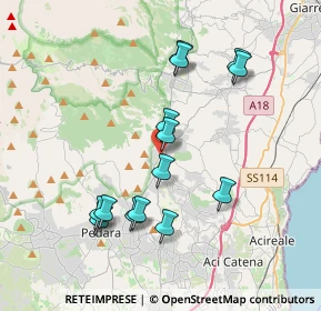 Mappa Via Vittorio Emanuele, 95019 Zafferana Etnea CT, Italia (4.07214)