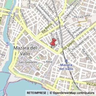 Mappa Corso Vittorio Veneto, 74/A, 91026 Mazara del Vallo, Trapani (Sicilia)