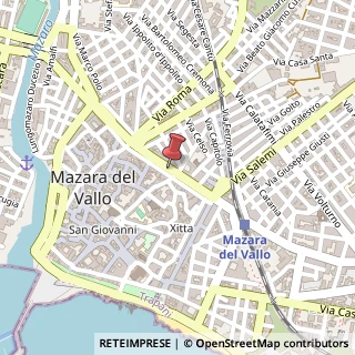 Mappa Corso Vittorio Veneto, 103, 91026 Mazara del Vallo, Trapani (Sicilia)