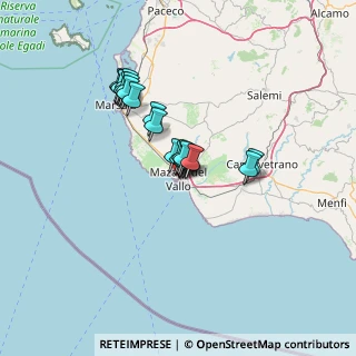 Mappa Via Goti, 91026 Mazara del Vallo TP, Italia (10.8115)