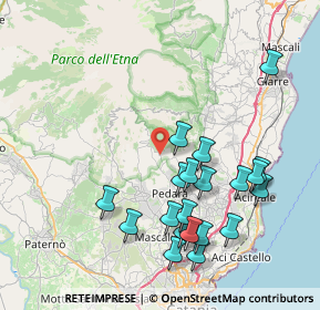 Mappa Parco dell'Etna, 95030 Pedara CT, Italia (9.475)