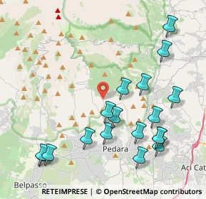 Mappa Parco dell'Etna, 95030 Pedara CT, Italia (5.30167)